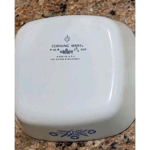 Corning Ware Cornflower Blue Small Petite Mini Casserole Dish P-41-B (Set of 2) - Picture 8 of 8